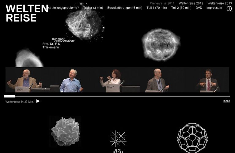 Weltenreise 2011: Vom Kosmos zur Nanowelt